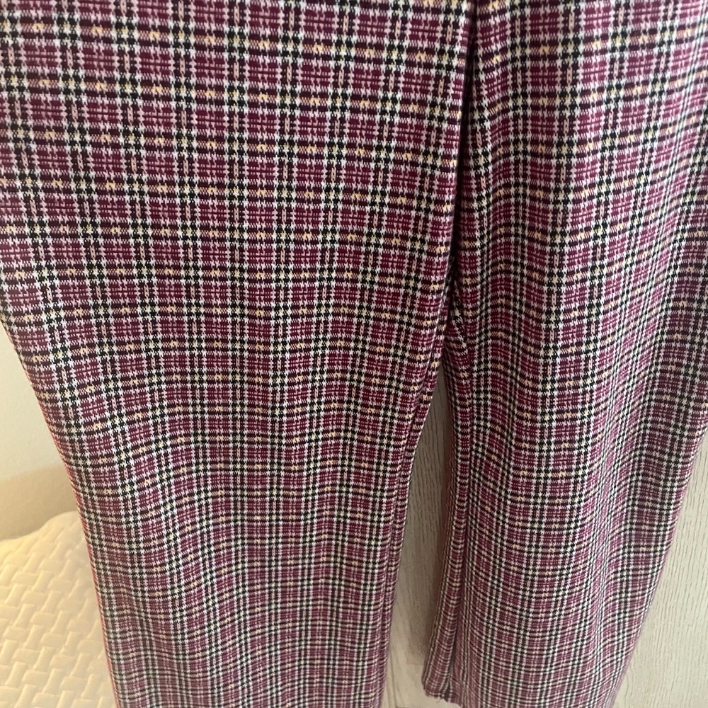 Plaid flare leg jumper - Picture 3 of 6